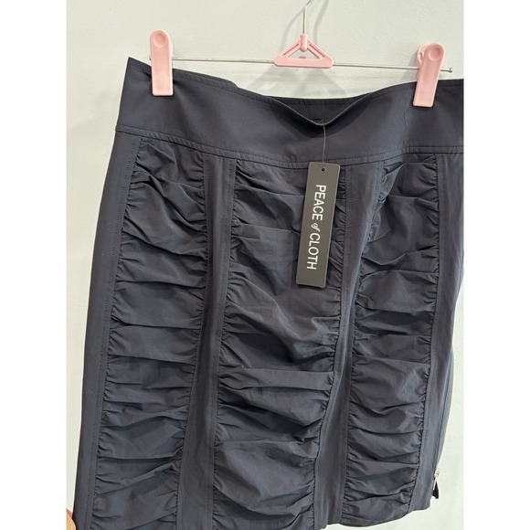Peace of Cloth Penny Ruched Skirt XS – Stretch Nylon Spandex Mini Skirt - Picture 6 of 9